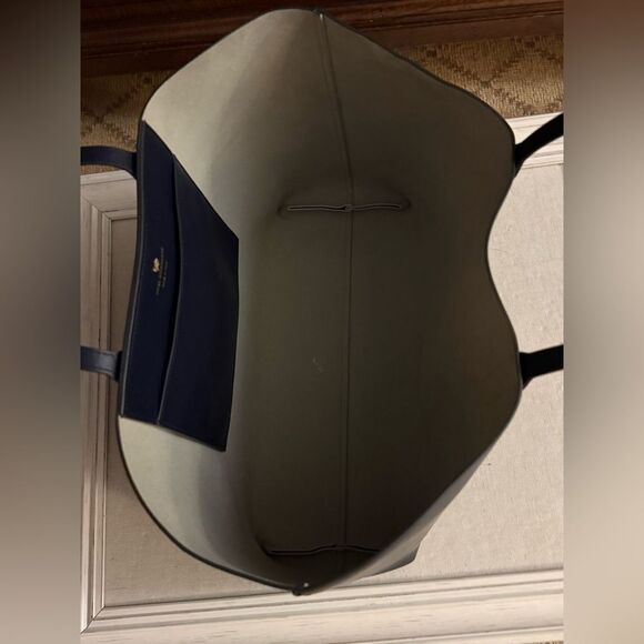 Anya Hindmarch Ebury Eyes Tote Bag in Navy Leather NWT - Picture 4 of 13